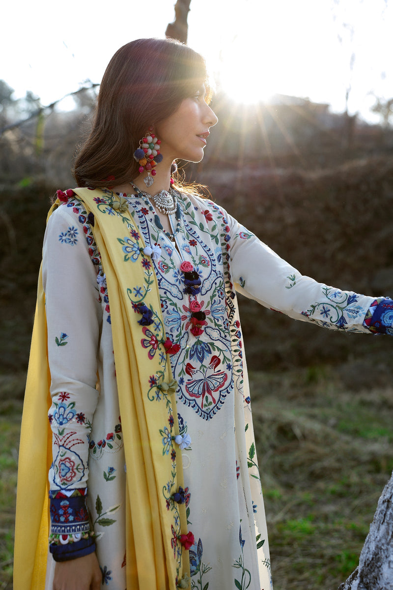 Zaha | Lawn 25 | KASHUR (ZL25-11 B) by Zaha - Designer Dress - Type: Ladies Clothes - Available at Libayah - 100% Original