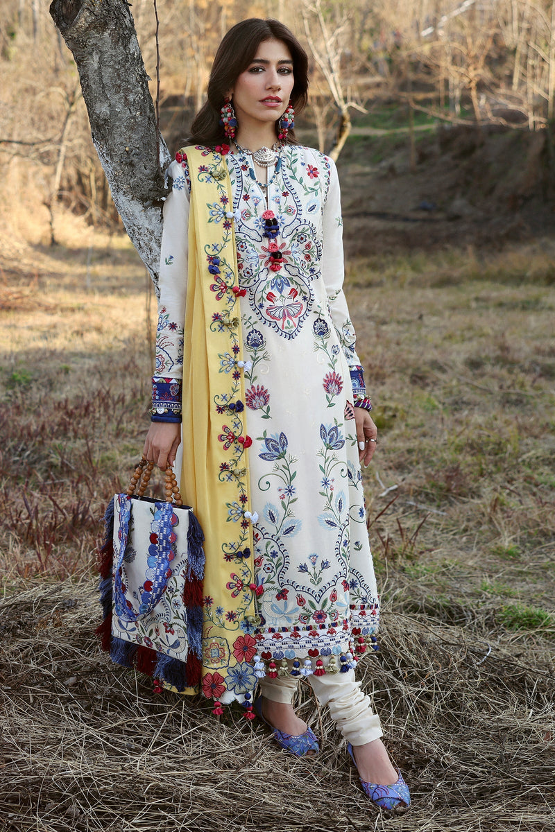 Zaha | Lawn 25 | KASHUR (ZL25-11 B) by Zaha - Designer Dress - Type: Ladies Clothes - Available at Libayah - 100% Original