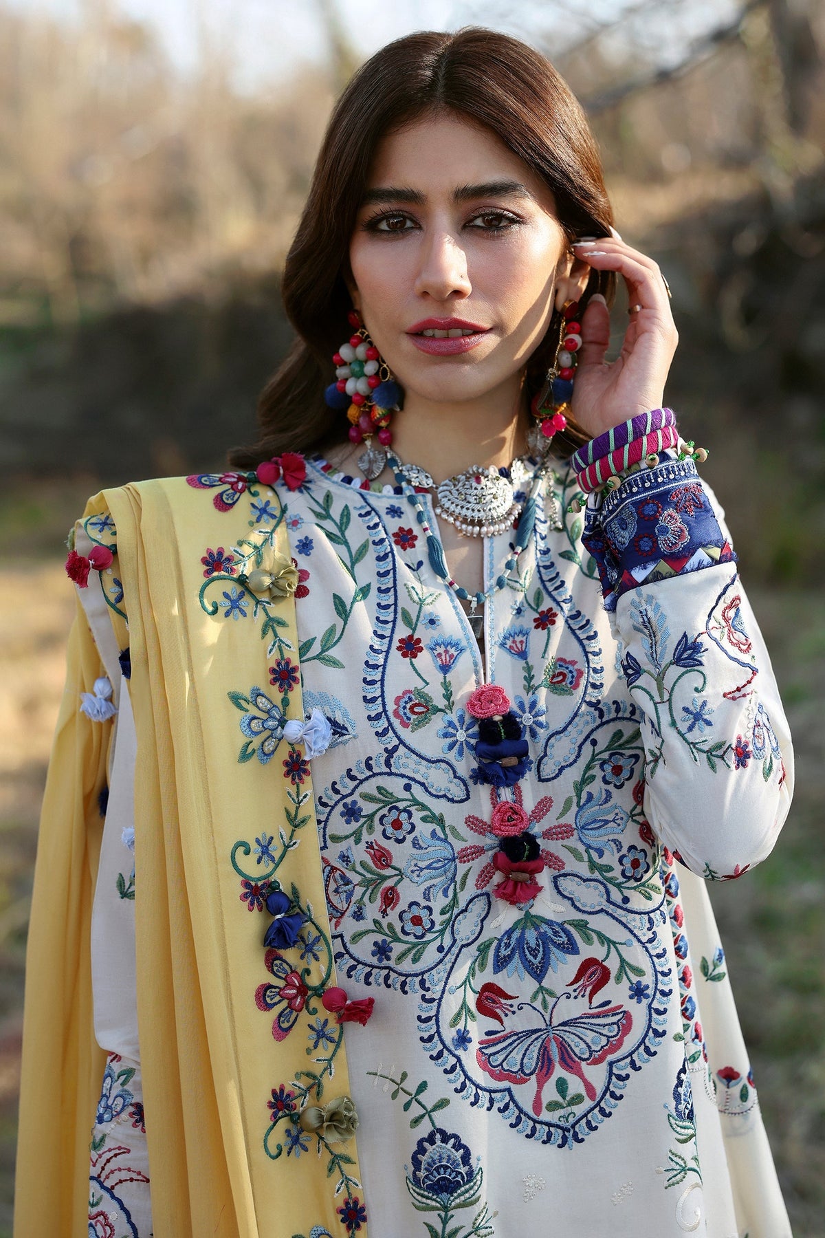 Zaha | Lawn 25 | KASHUR (ZL25-11 B) by Zaha - Designer Dress - Type: Ladies Clothes - Available at Libayah - 100% Original