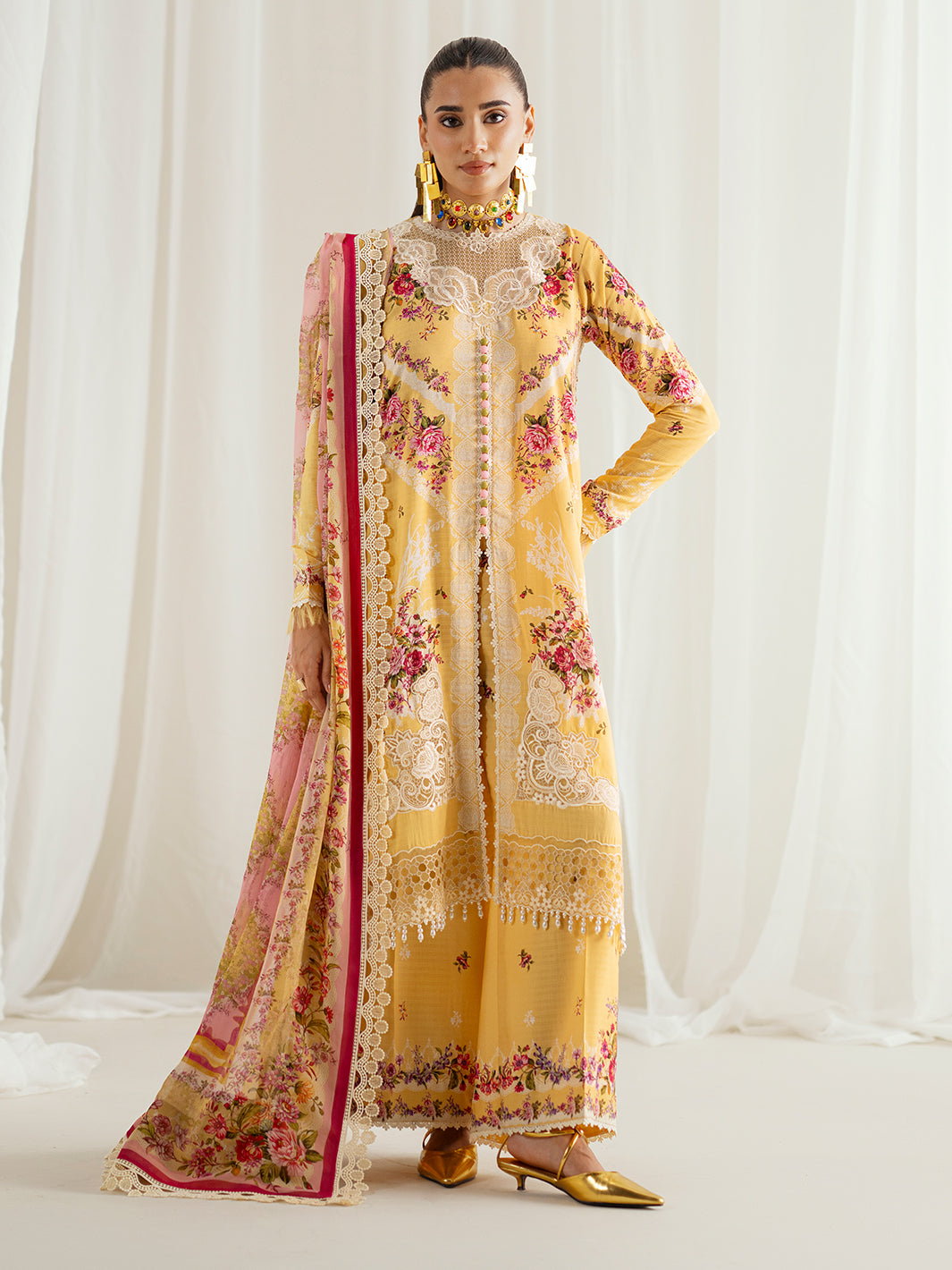 Bin Ilyas | Eres Bonita Viscose 25 | 1101-B by Bin Ilyas - Designer Dress  - Type : Ladies Clothes - Available at Libayah - 100% Original 