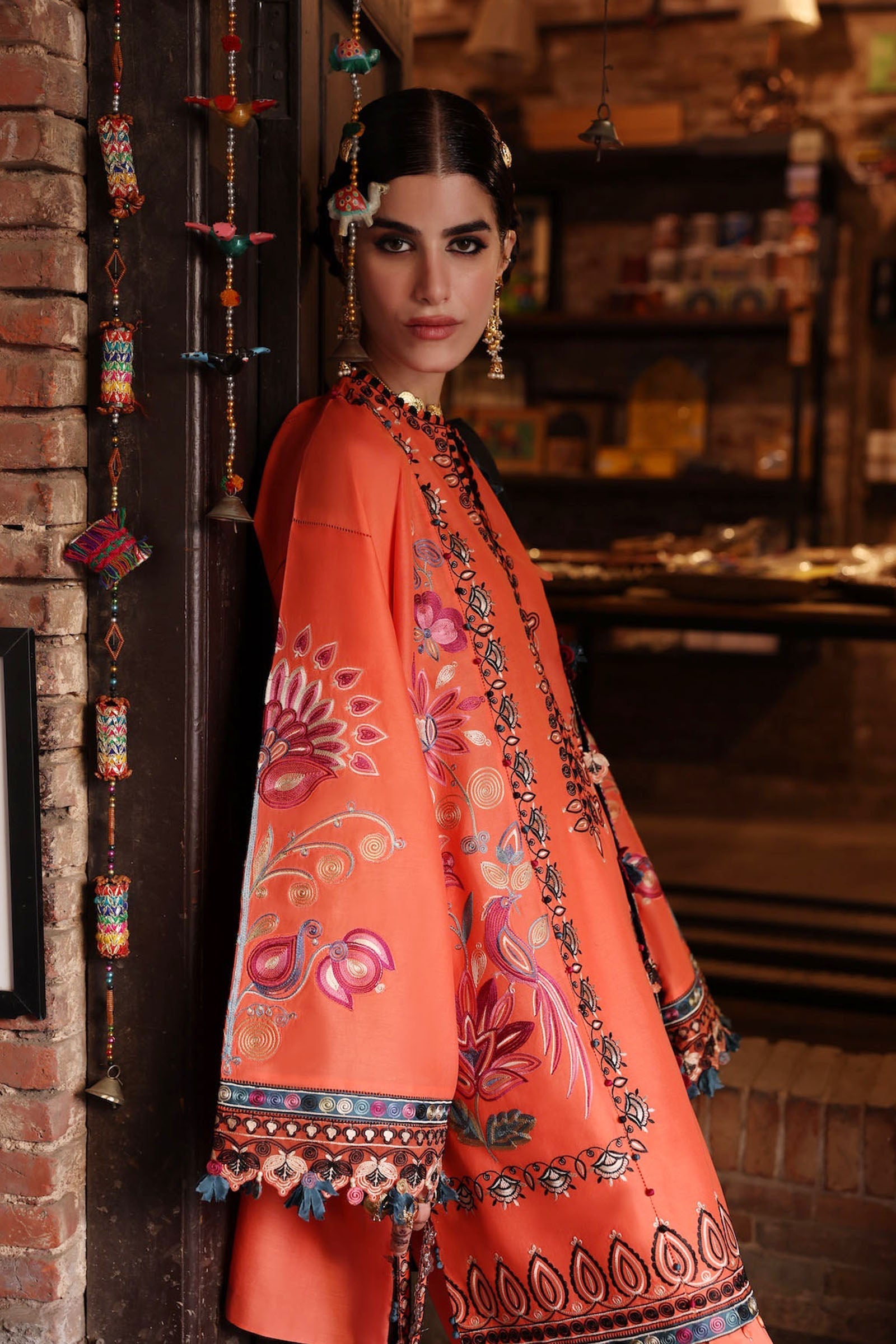 Zaha | Festive Lawn 25 | RANGREZ (ZF-25-06) by zaha - Designer Dress - Type: Ladies Clothes - Available at Libayah - 100% Original
