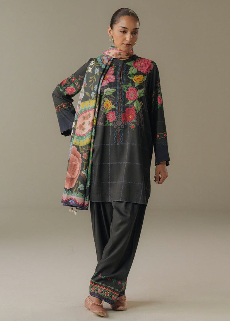 Zara Shahjahan | Coco Prints 25 |  Olive Hour-5A by Zara Shahjahan - Designer Dress  - Type : Ladies Clothes - Available at Libayah - 100% Original 