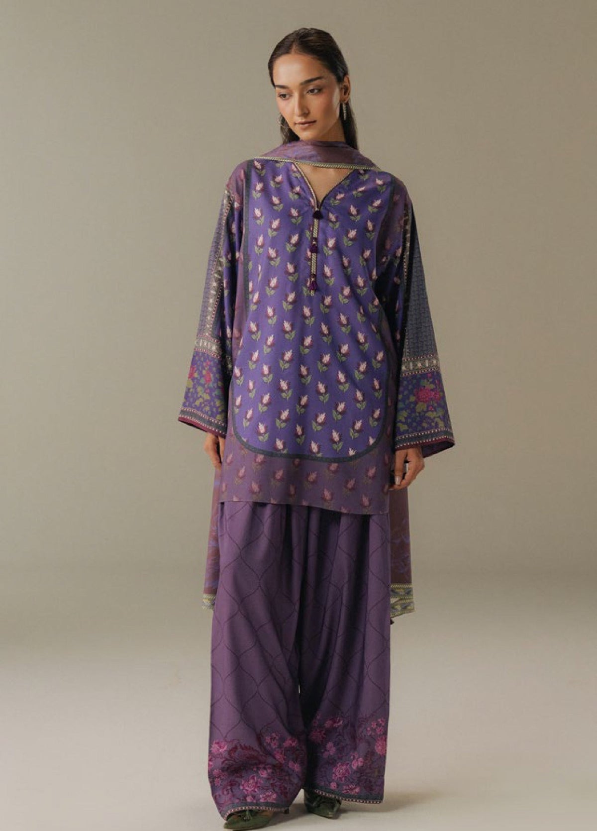 Zara Shahjahan | Coco Prints 25 | Soft Current-7A by Zara Shahjahan - Designer Dress  - Type : Ladies Clothes - Available at Libayah - 100% Original 