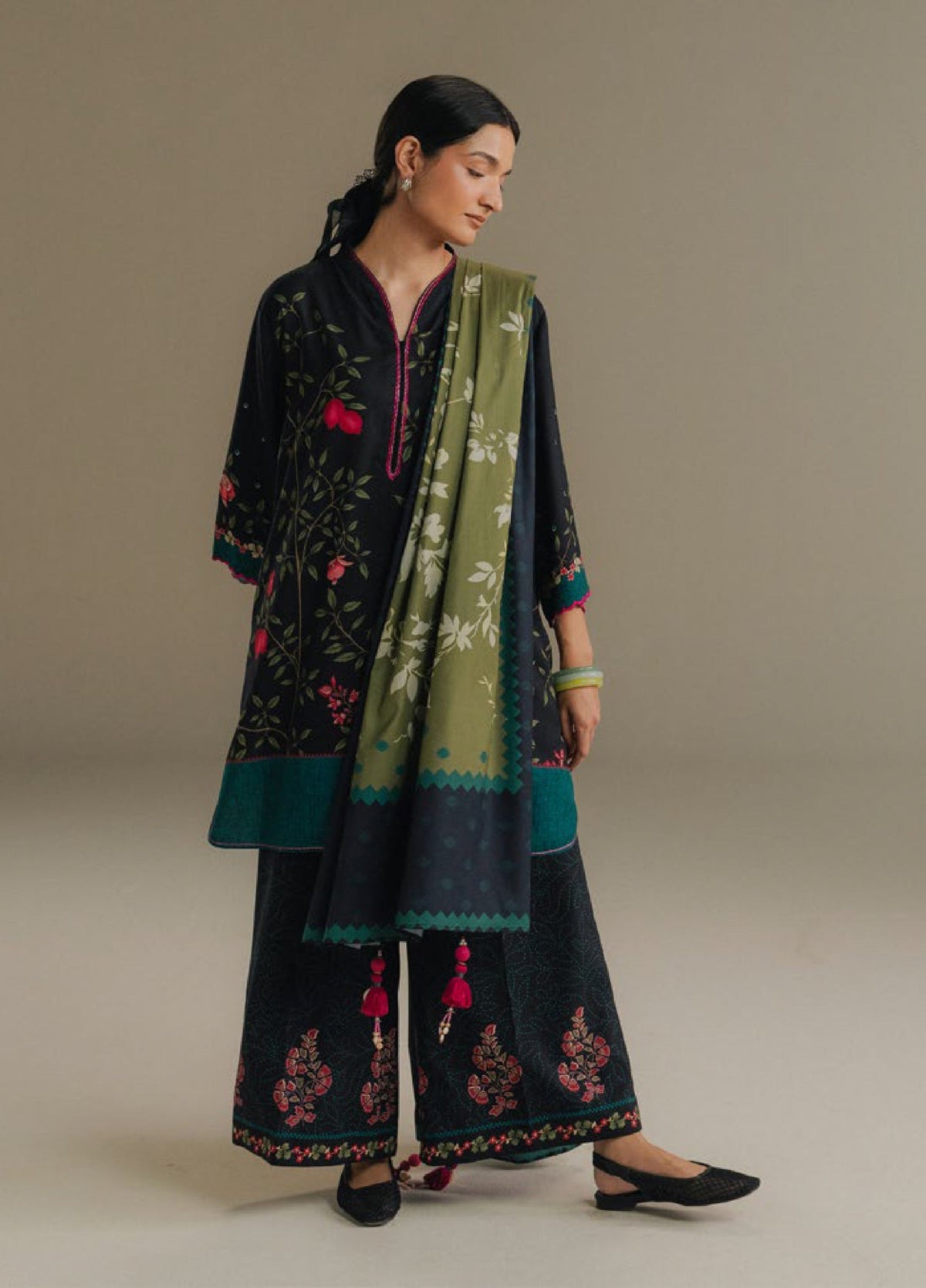 Zara Shahjahan | Coco Prints 25 | Sienna Field-4A by Zara Shahjahan - Designer Dress  - Type : Ladies Clothes - Available at Libayah - 100% Original 