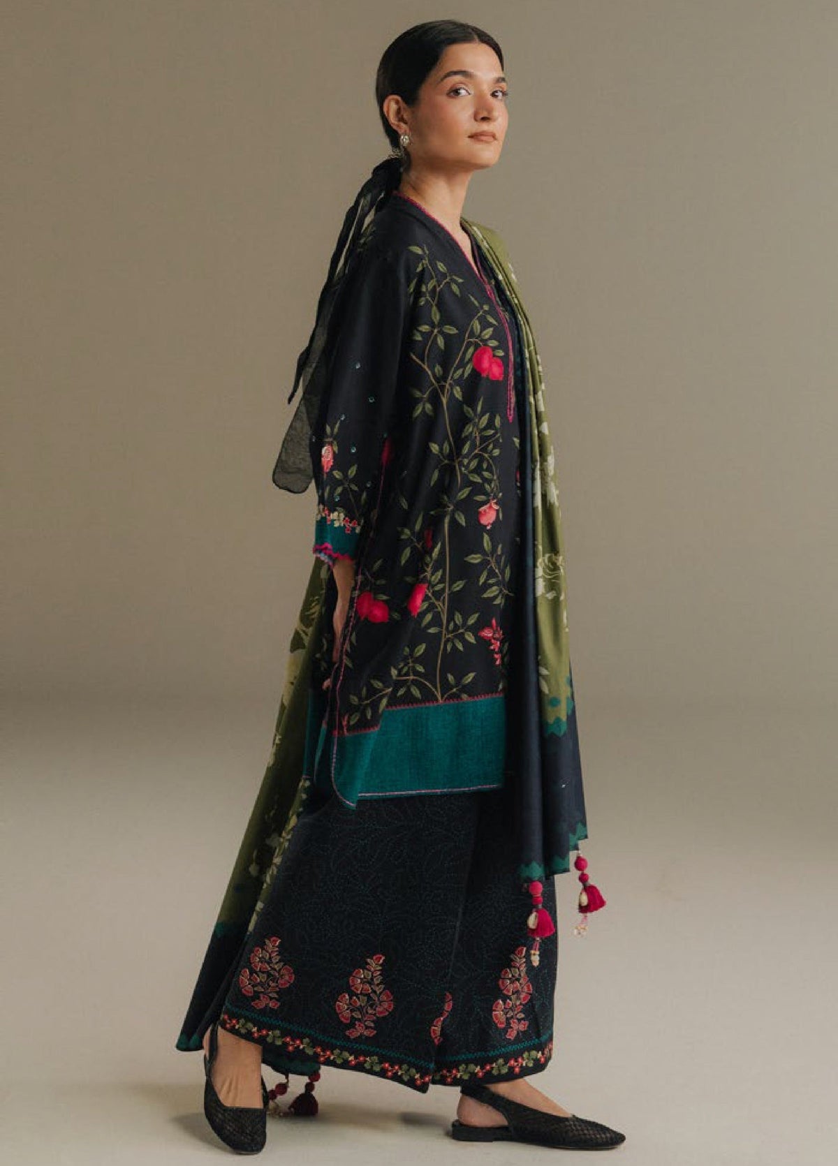 Zara Shahjahan | Coco Prints 25 | Sienna Field-4A by Zara Shahjahan - Designer Dress  - Type : Ladies Clothes - Available at Libayah - 100% Original 