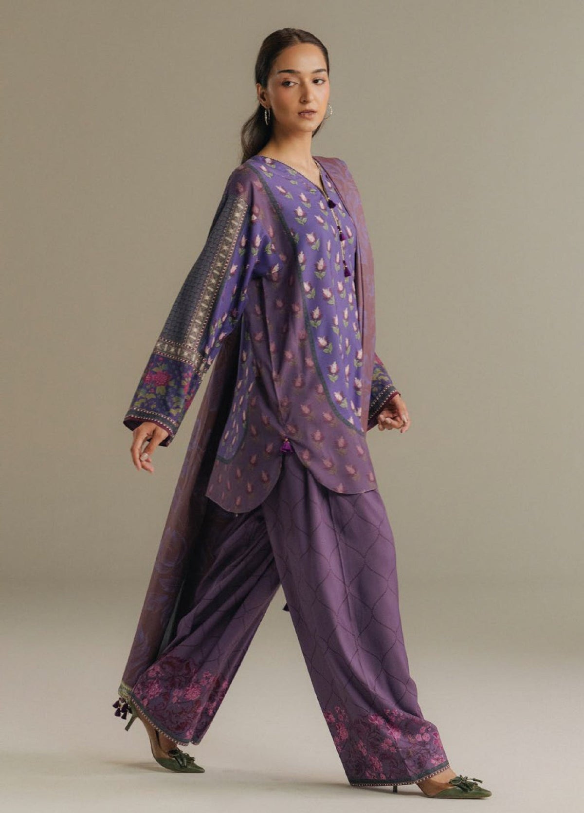 Zara Shahjahan | Coco Prints 25 | Soft Current-7A by Zara Shahjahan - Designer Dress  - Type : Ladies Clothes - Available at Libayah - 100% Original 