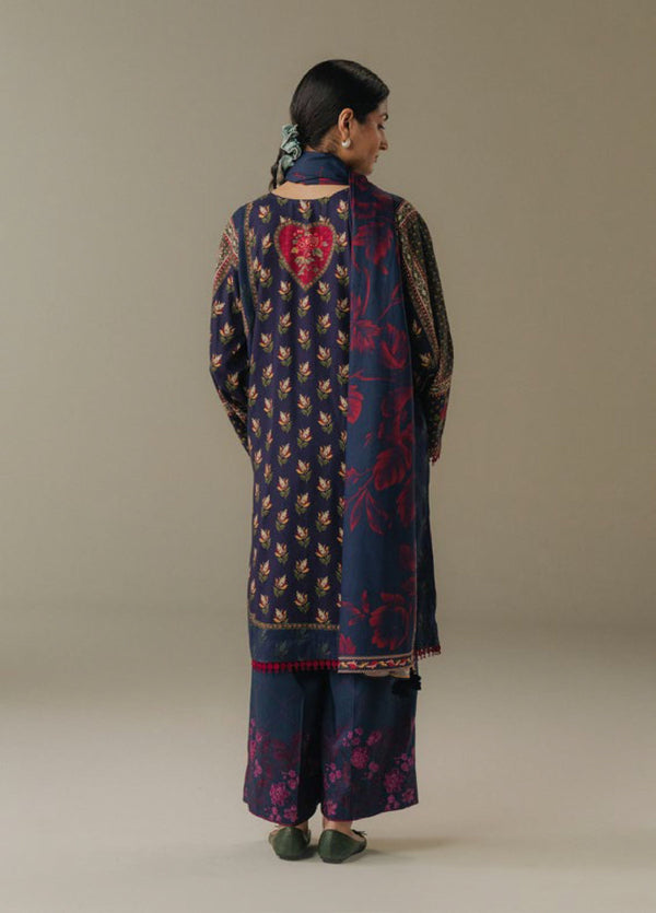 Zara Shahjahan | Coco Prints 25 | Soft Current-7B by Zara Shahjahan - Designer Dress  - Type : Ladies Clothes - Available at Libayah - 100% Original 