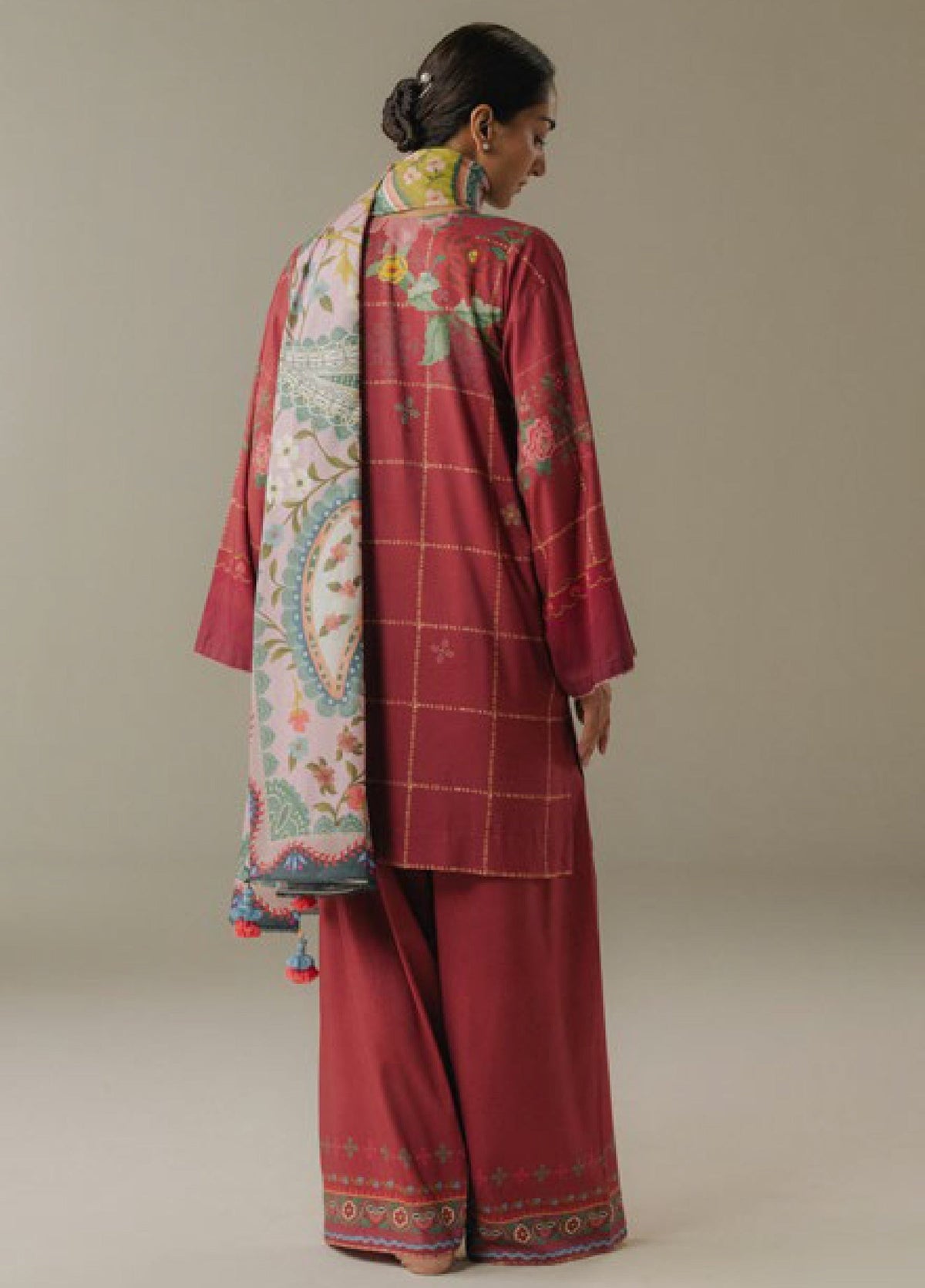 Zara Shahjahan | Coco Prints 25 |Olive Hour-5B by Zara Shahjahan - Designer Dress  - Type : Ladies Clothes - Available at Libayah - 100% Original 