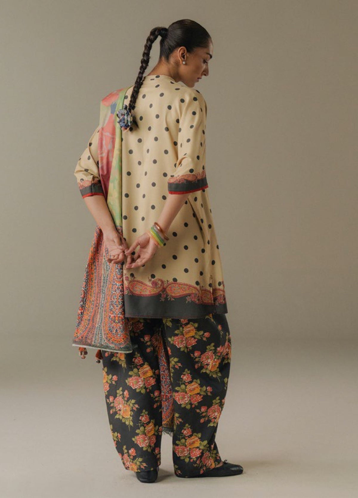 Zara Shahjahan | Coco Prints 25 | Paper Moon-3B by Zara Sahjahan - Designer Dress  - Type : Ladies Clothes - Available at Libayah - 100% Original 