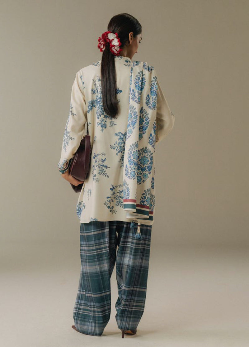 Zara Shahjahan | Coco Prints 25 |Hushed Ember-6A by Zara Shahjahan - Designer Dress  - Type : Ladies Clothes - Available at Libayah - 100% Original 