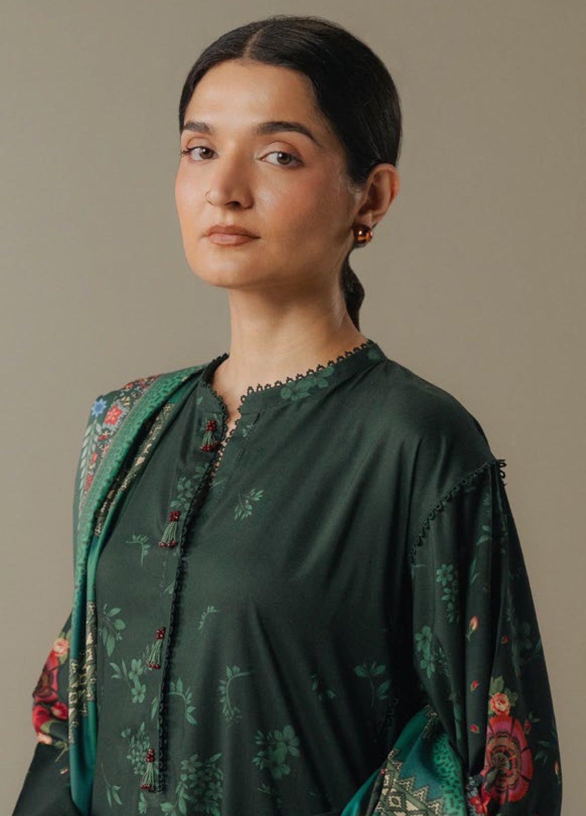 Zara Shahjahan | Coco Prints 25 | Wild Fern-2A by Zara Shahjahan - Designer Dress  - Type : Ladies Clothes - Available at Libayah - 100% Original 