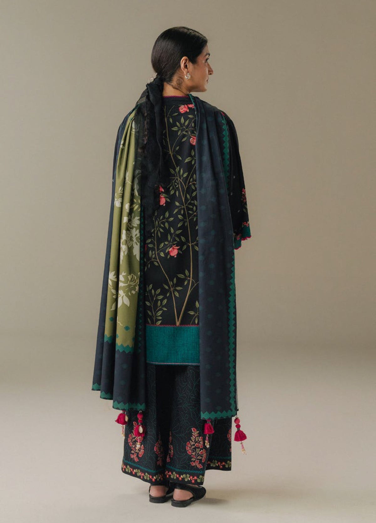 Zara Shahjahan | Coco Prints 25 | Sienna Field-4A by Zara Shahjahan - Designer Dress  - Type : Ladies Clothes - Available at Libayah - 100% Original 