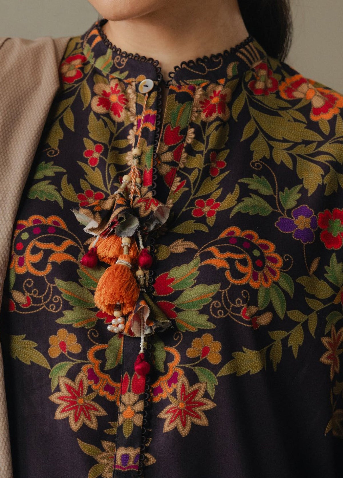 Zara Shahjahan | Coco Prints 25 | Autumn Line-10B by Zara Shahjahan - Designer Dress  - Type : Ladies Clothes - Available at Libayah - 100% Original 