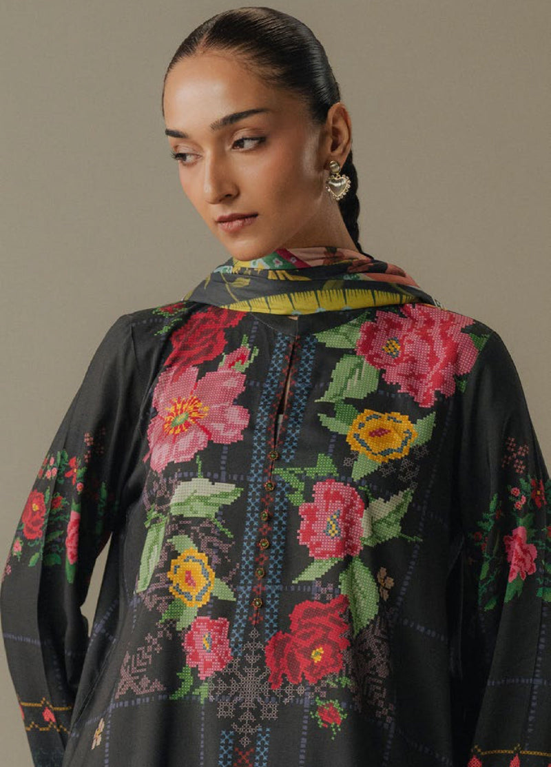 Zara Shahjahan | Coco Prints 25 |  Olive Hour-5A by Zara Shahjahan - Designer Dress  - Type : Ladies Clothes - Available at Libayah - 100% Original 