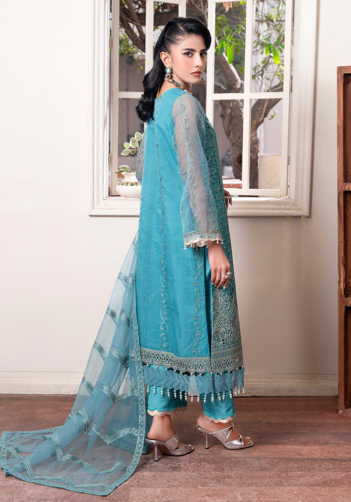 Altan | Zewar Formals | Fairy Blue by Altan - Designer Dress - Type: Ladies Clothes - Available at Libayah - 100% Original