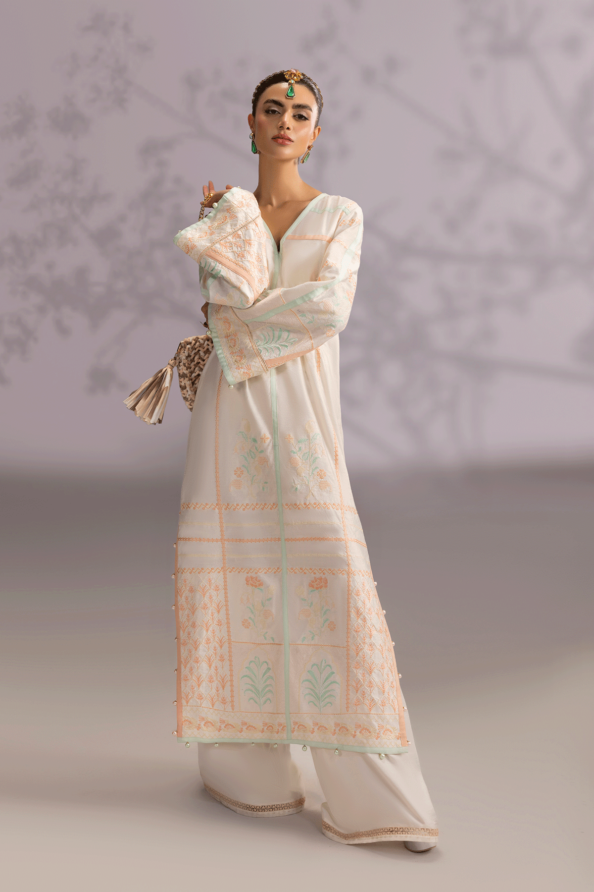 Erum Khan | Summer Whisper | Royal Grace - Designer Dress - Type : Ladies Clothes - Available at Libayah - 100% Original