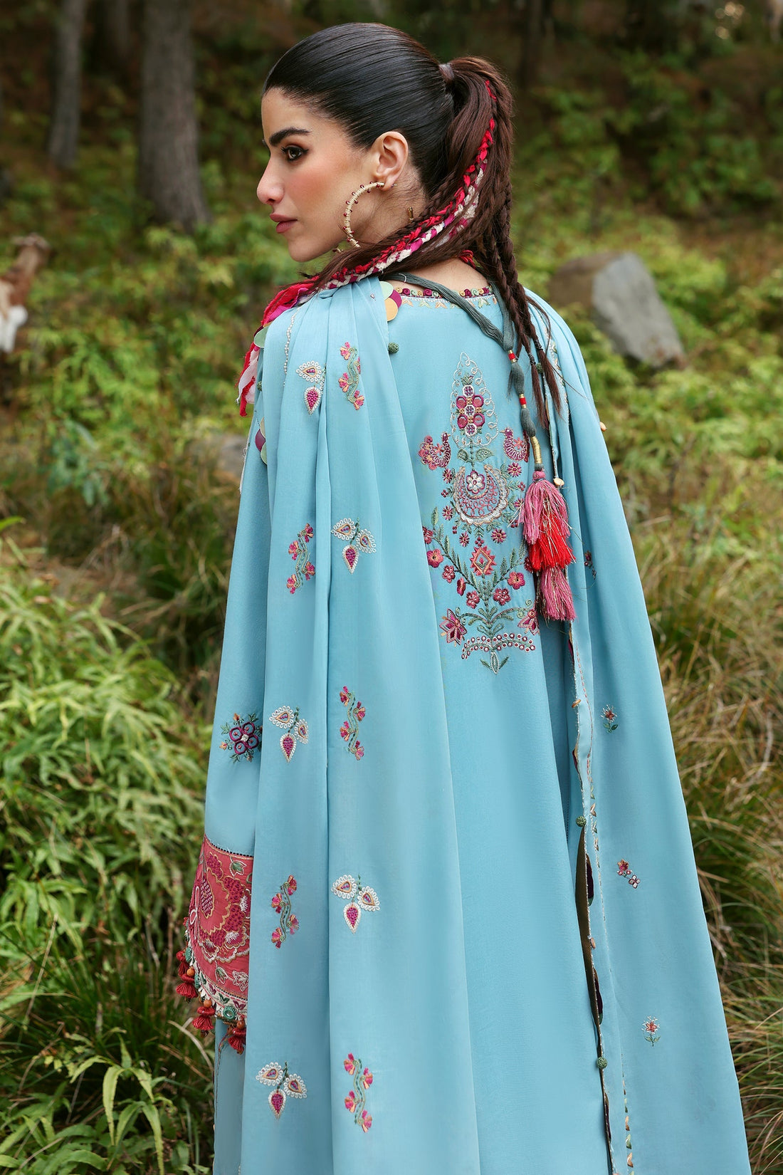 Zaha | Lawn 25 | RHEA (ZL25-14 A) by Zaha - Designer Dress - Type: Ladies Clothes - Available at Libayah - 100% Original