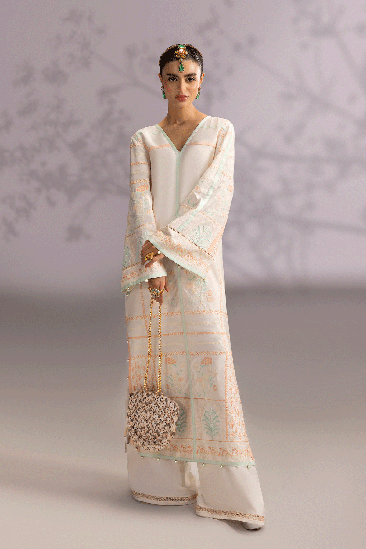 Erum Khan | Summer Whisper | Royal Grace - Designer Dress - Type : Ladies Clothes - Available at Libayah - 100% Original