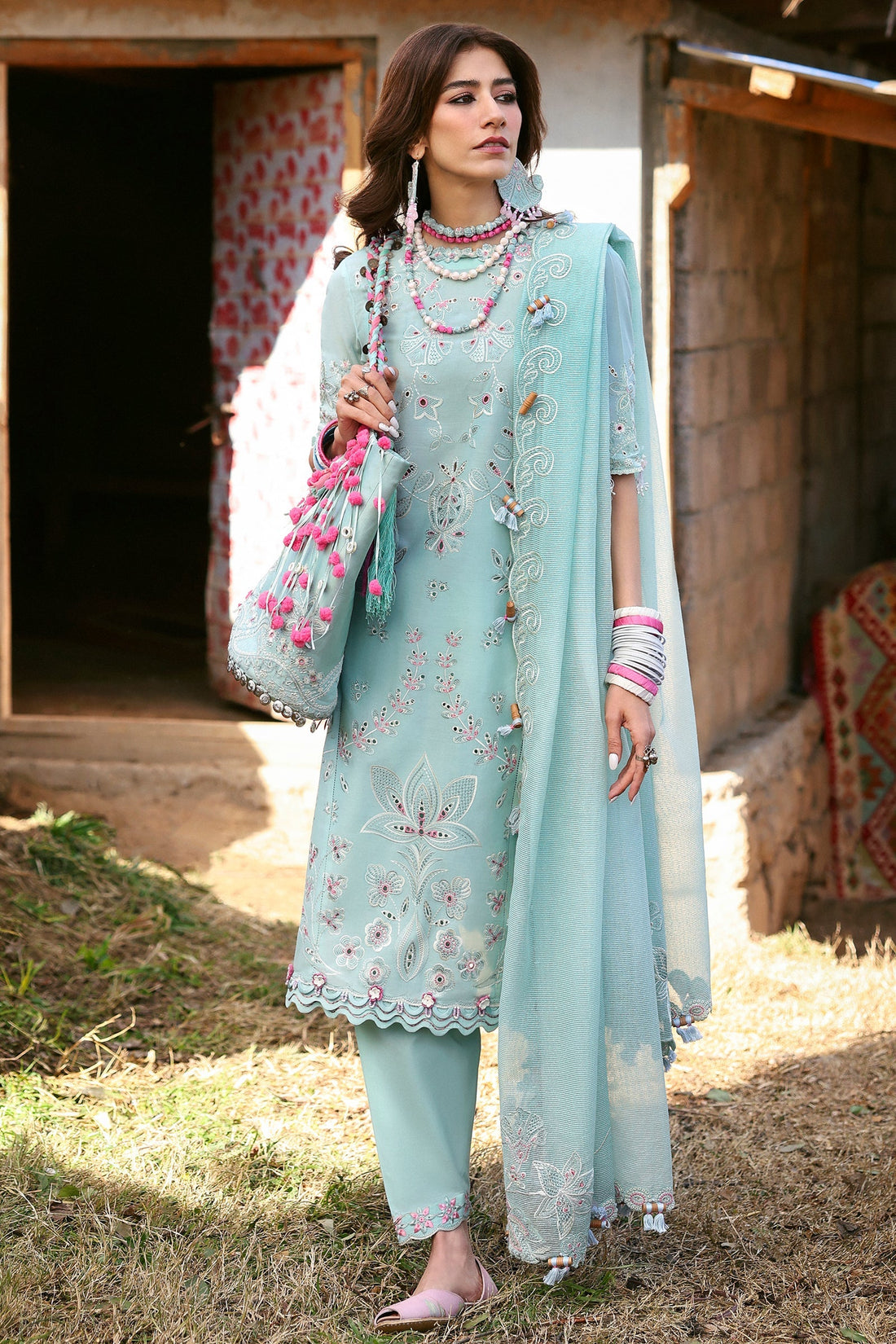 Zaha | Lawn 25 | AABROO (ZL25-05 A) by Zaha - Designer Dress - Type: Ladies Clothes - Available at Libayah - 100% Original