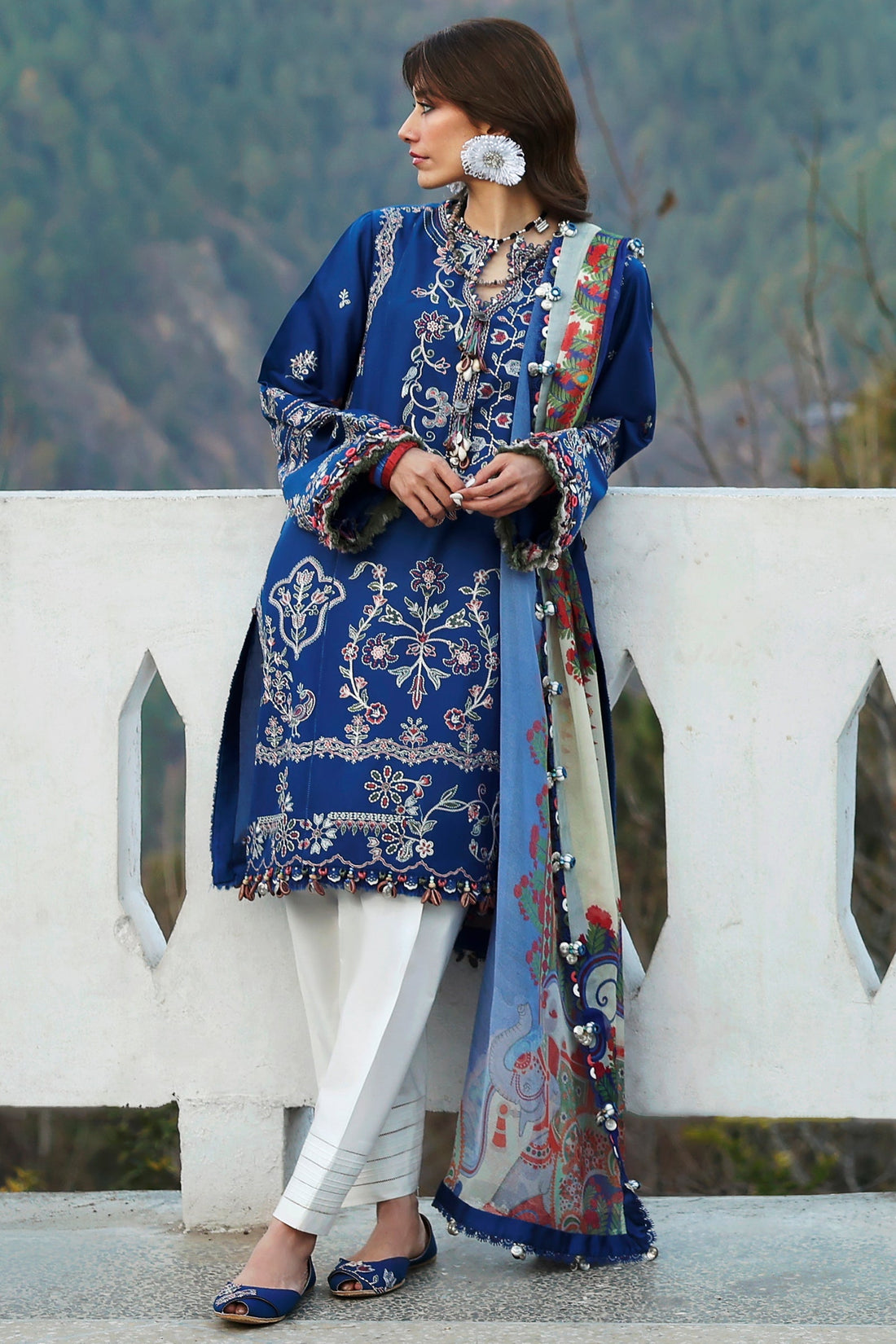 Zaha | Lawn 25 | MAYA (ZL25-15 B) by Zaha - Designer Dress - Type: Ladies Clothes - Available at Libayah - 100% Original