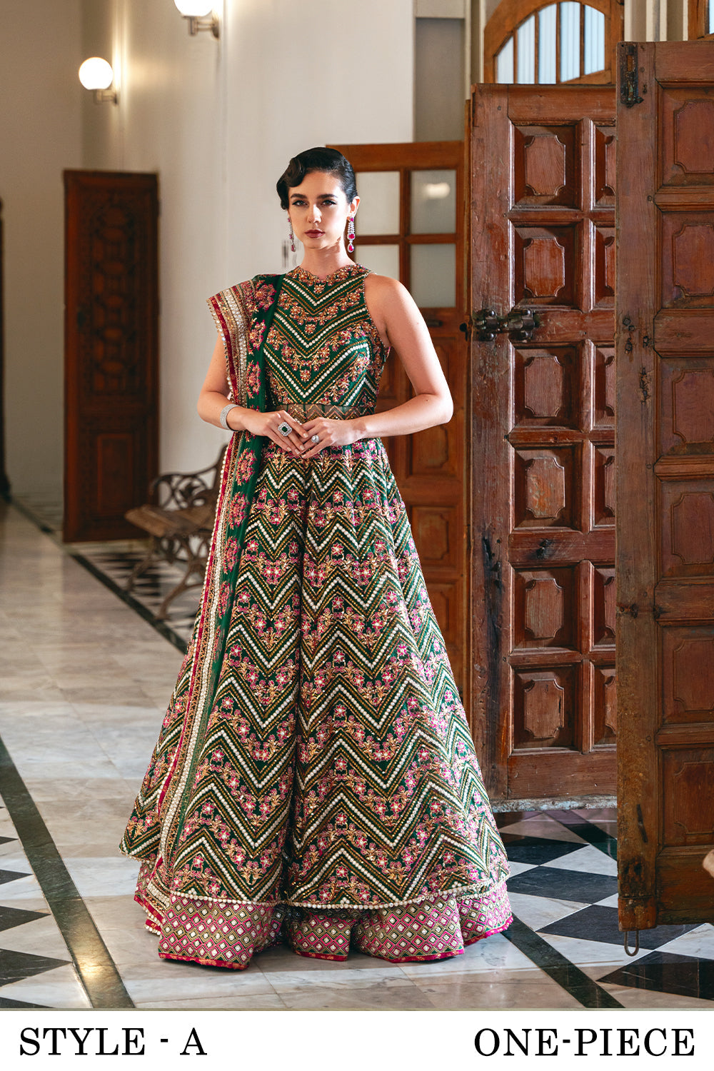 Saira Rizwan | Naqsh Festive 2024 | SRN24-06 PENELOPE by Saira Rizwan - Designer Dress - Type: Ladies Clothes - Available at Libayah - 100% Original