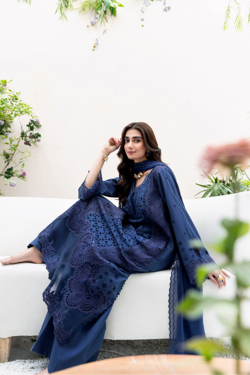 Manara | Mgrolia Garden 25 | INDIGO by Manara - Designer Dress - Type: Ladies Clothes - Available at Libayah - 100% Original