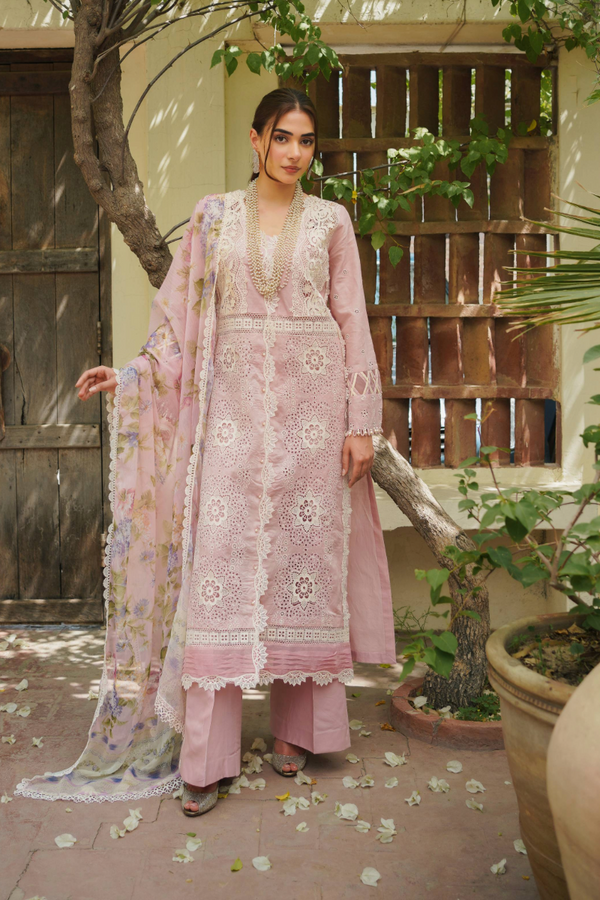 Manara | Luxury Lawn 24 | ROZAY by Manara - Designer Dress - Type: Ladies Clothes - Available at Libayah - 100% Original