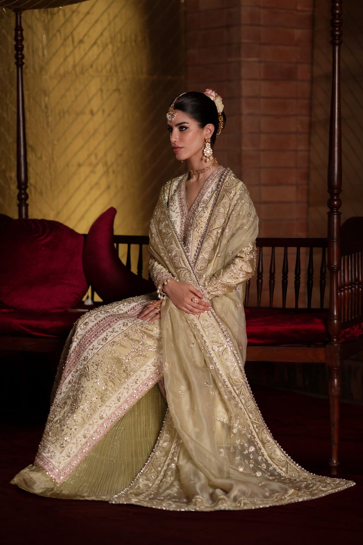 Saad Bin Shahzad | Laavni Formals | SELIN by Saad Bin Shahzad - Designer Dress  - Type : Ladies Clothes - Available at Libayah - 100% Original 