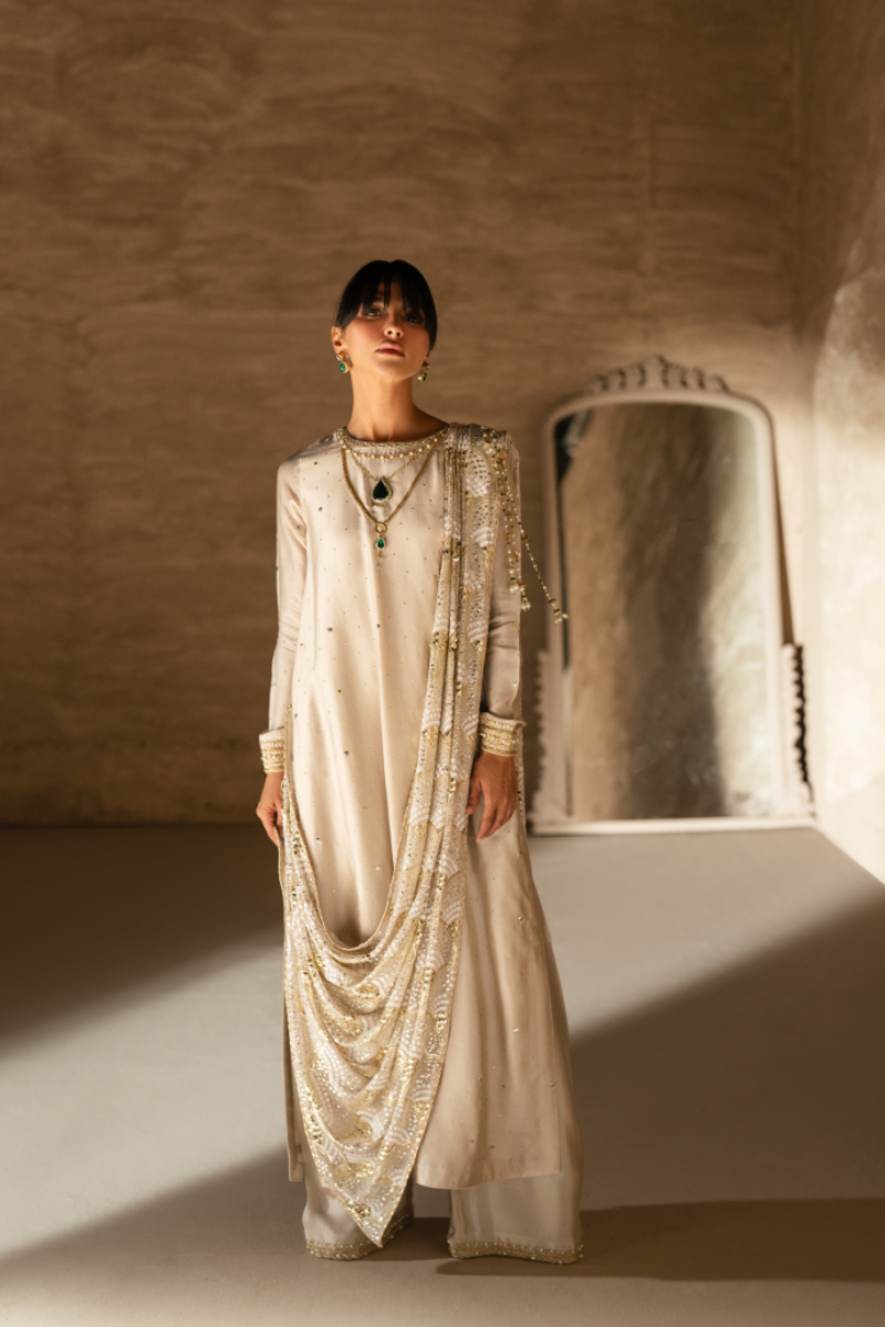 Sana Abbas | Zalea Formals | YASMINE by Sana Abbas - Designer Dress  - Type : Ladies Clothes - Available at Libayah - 100% Original 