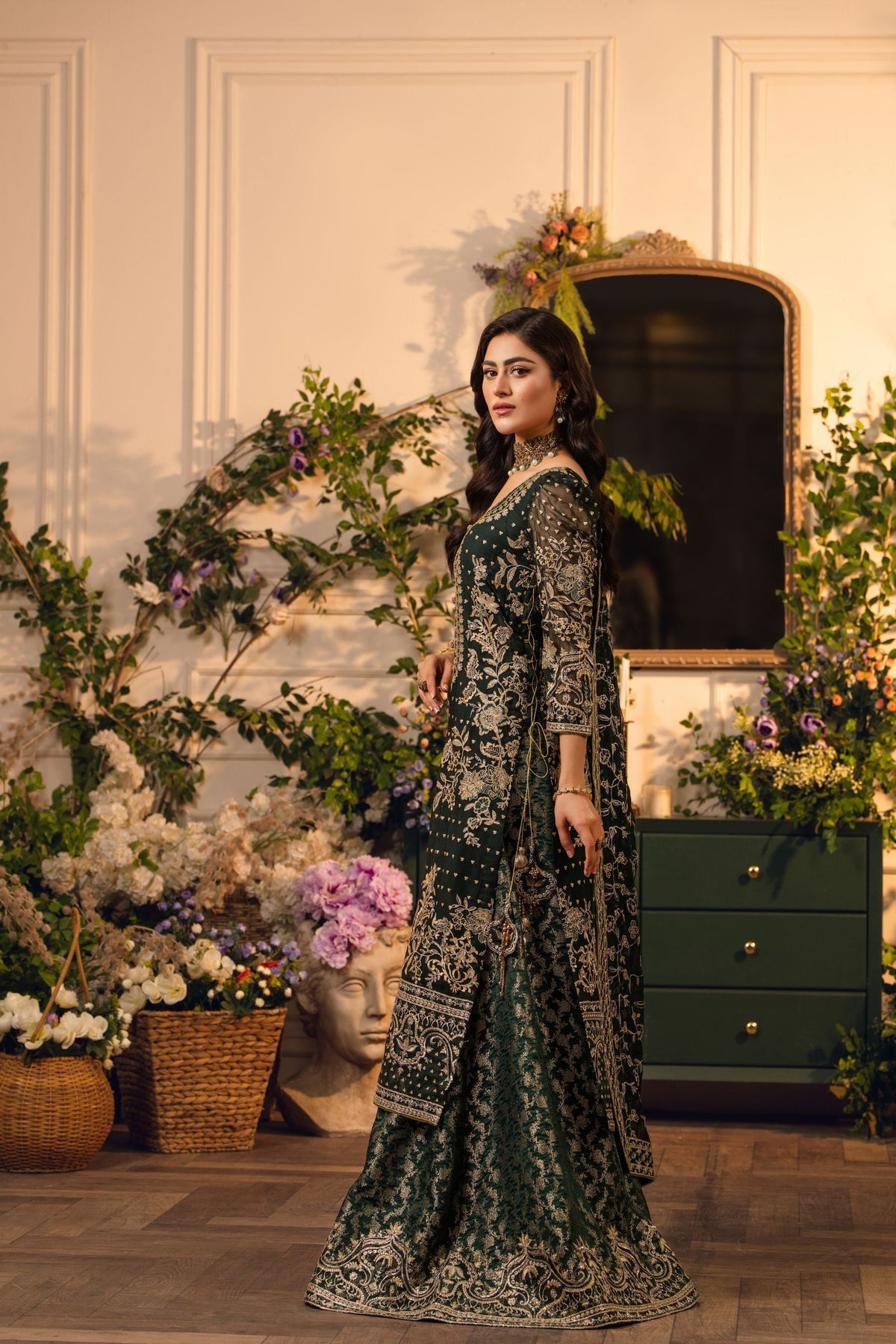 Hemstitch | Festive Edition 24 | Heer by Hemstitch - Designer Dress - Type: Ladies Clothes - Available at Libayah - 100% Original