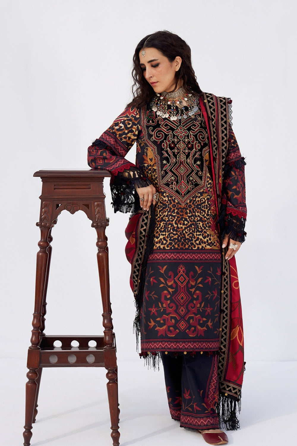 Saira Rizwan | Winter Khaddar 25 | NAZ-SRW25-09 by Saira Rizwan - Designer Dress  - Type : Ladies Clothes - Available at Libayah - 100% Original 