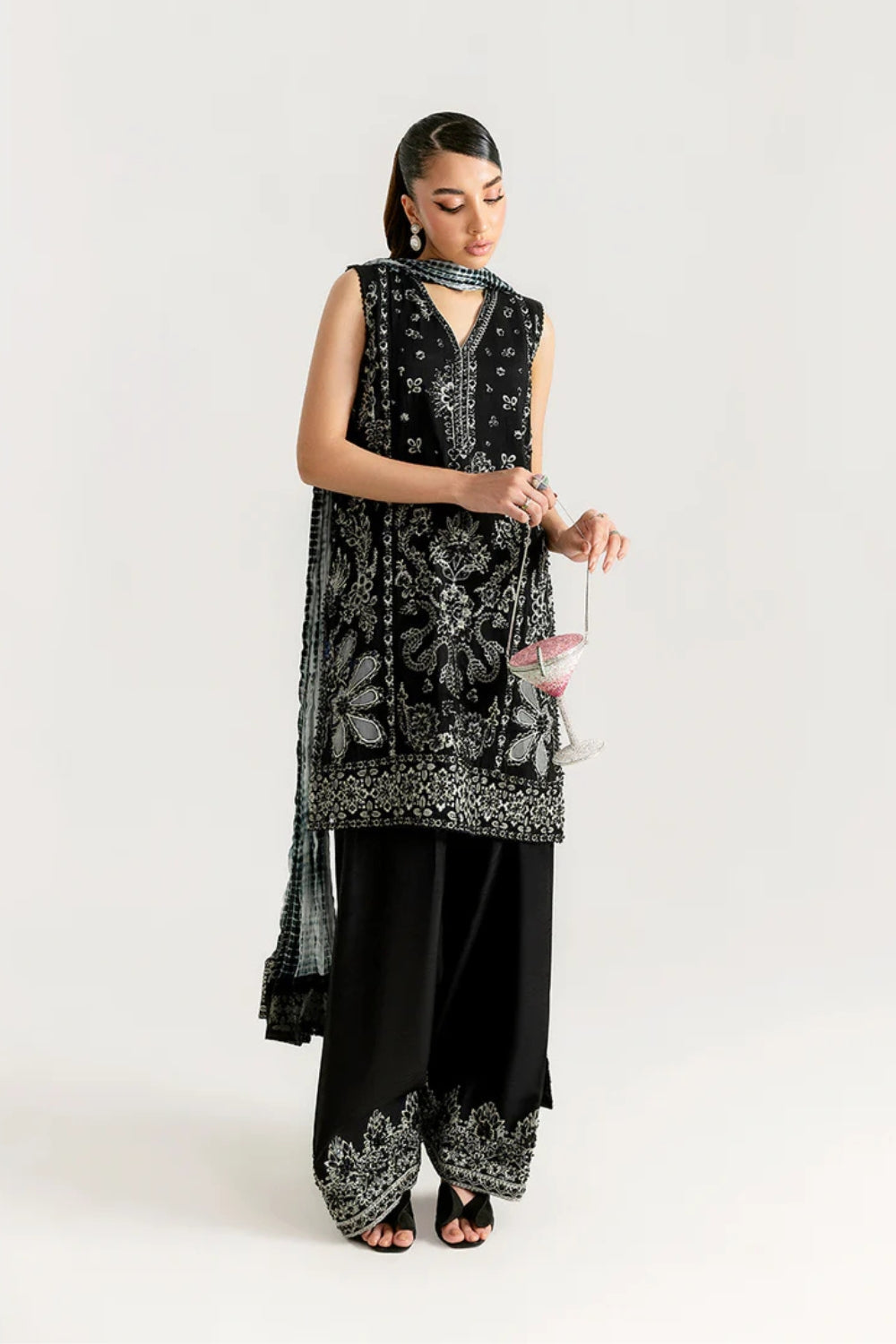 Saira Rizwan | Silk Luxe 26 | MEHER-SRLSP-26-01 by Saira Rizwan - Designer Dress  - Type : Ladies Clothes - Available at Libayah - 100% Original 