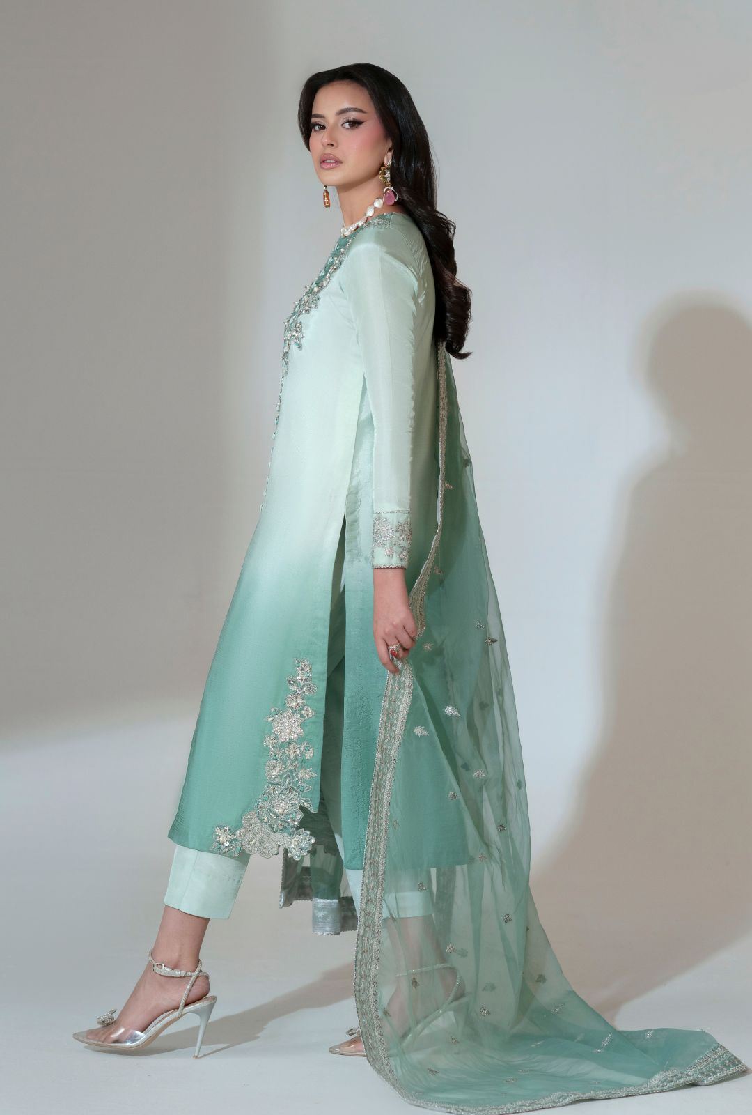 AJR Couture | Luxe Pret 25 | Harmony by AJR Couture - Designer Dress  - Type : Ladies Clothes - Available at Libayah - 100% Original 