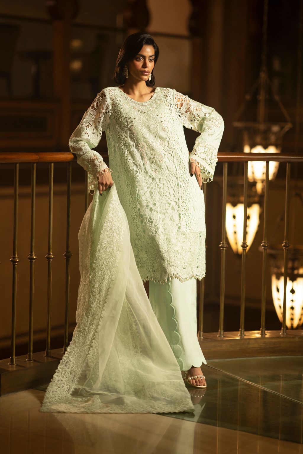 AJR Couture | Cutwork Edit 24 | LIME by AJR Couture - Designer Dress - Type: Ladies Clothes - Available at Libayah - 100% Original