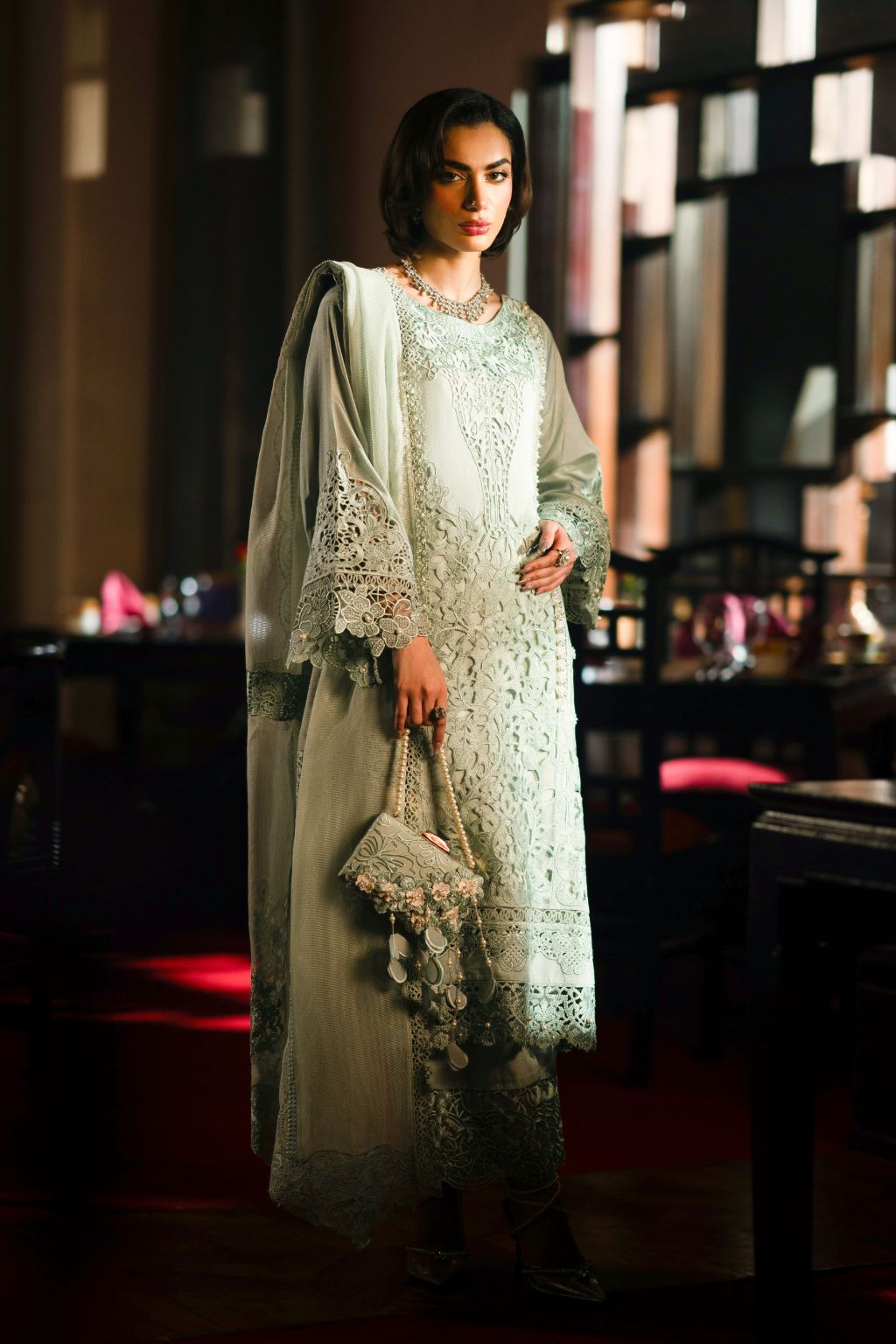 AJR Couture | Cutwork Edit 24 | DORON by AJR Couture - Designer Dress - Type: Ladies Clothes - Available at Libayah - 100% Original