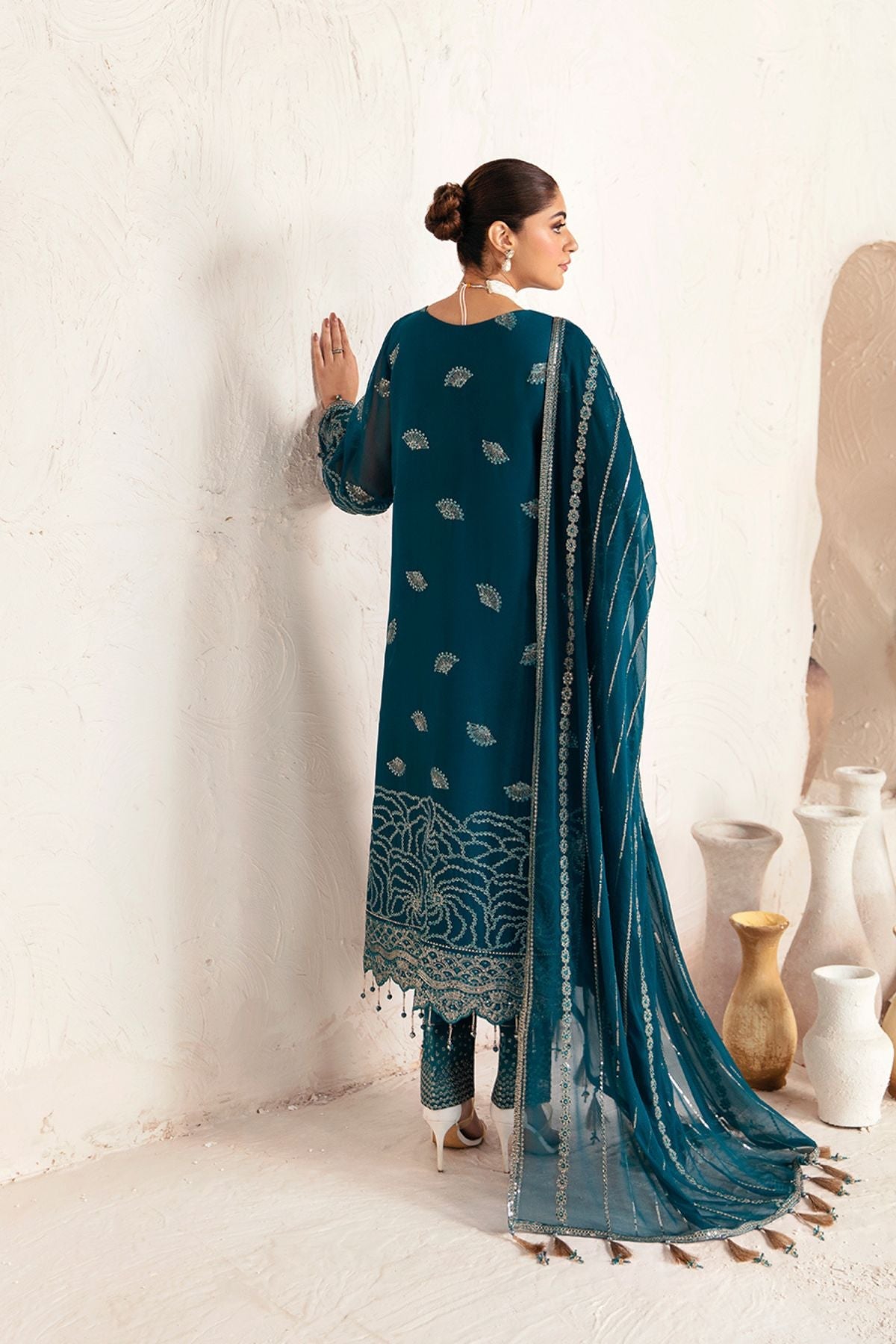 Alizeh | Formals Collection | AF-UF-9026-MINAL by Alizeh - Designer Dress - Type: Ladies Clothes - Available at Libayah - 100% Original
