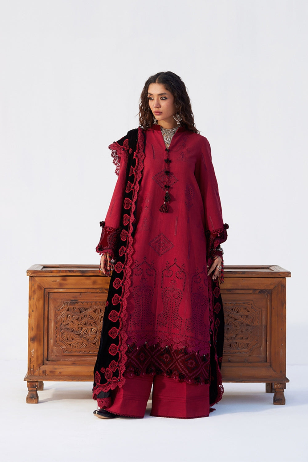 Saira Rizwan | Winter Khaddar 25 | NAZNEEN-SRW25-04 by Saira Rizwan - Designer Dress  - Type : Ladies Clothes - Available at Libayah - 100% Original 