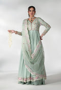 AJR Couture | Luxe Pret 25 | Satin Serenity by AJR Couture - Designer Dress  - Type : Ladies Clothes - Available at Libayah - 100% Original 
