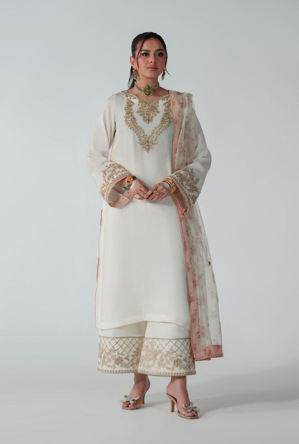 AJR Couture | Luxe Pret 25 | Silk Whisper by AJR Couture - Designer Dress  - Type : Ladies Clothes - Available at Libayah - 100% Original 