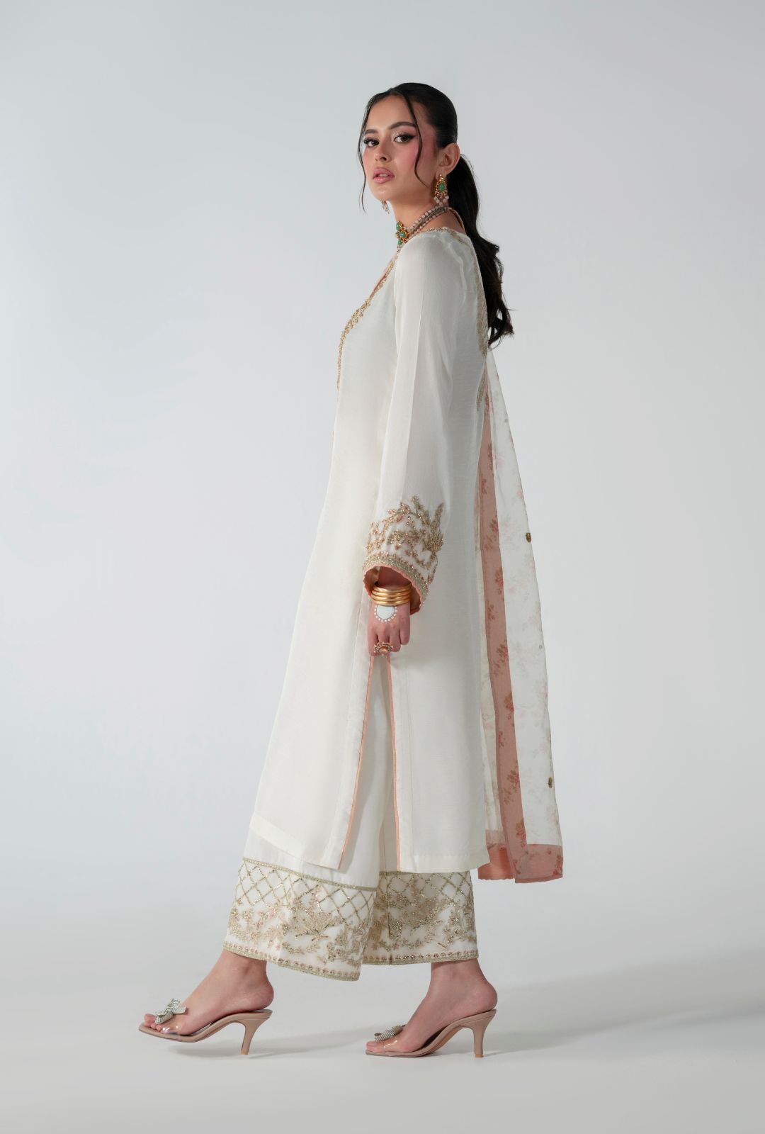 AJR Couture | Luxe Pret 25 | Silk Whisper by AJR Couture - Designer Dress  - Type : Ladies Clothes - Available at Libayah - 100% Original 