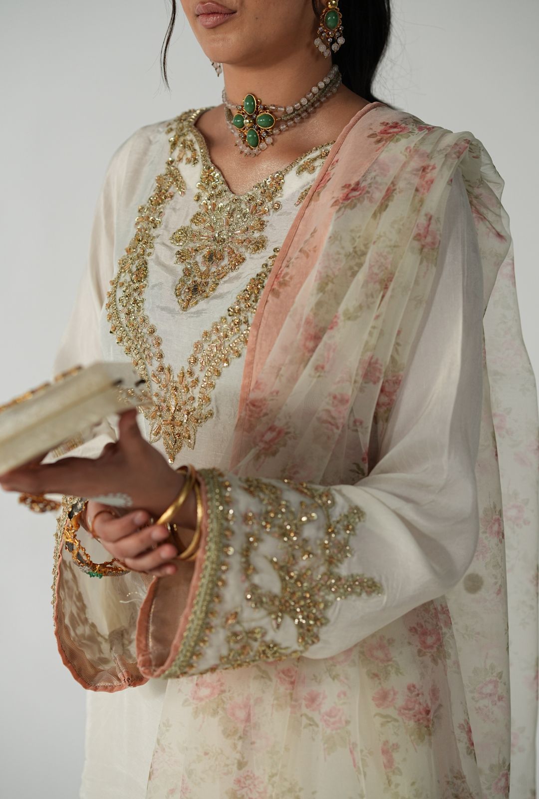 AJR Couture | Luxe Pret 25 | Silk Whisper by AJR Couture - Designer Dress  - Type : Ladies Clothes - Available at Libayah - 100% Original 
