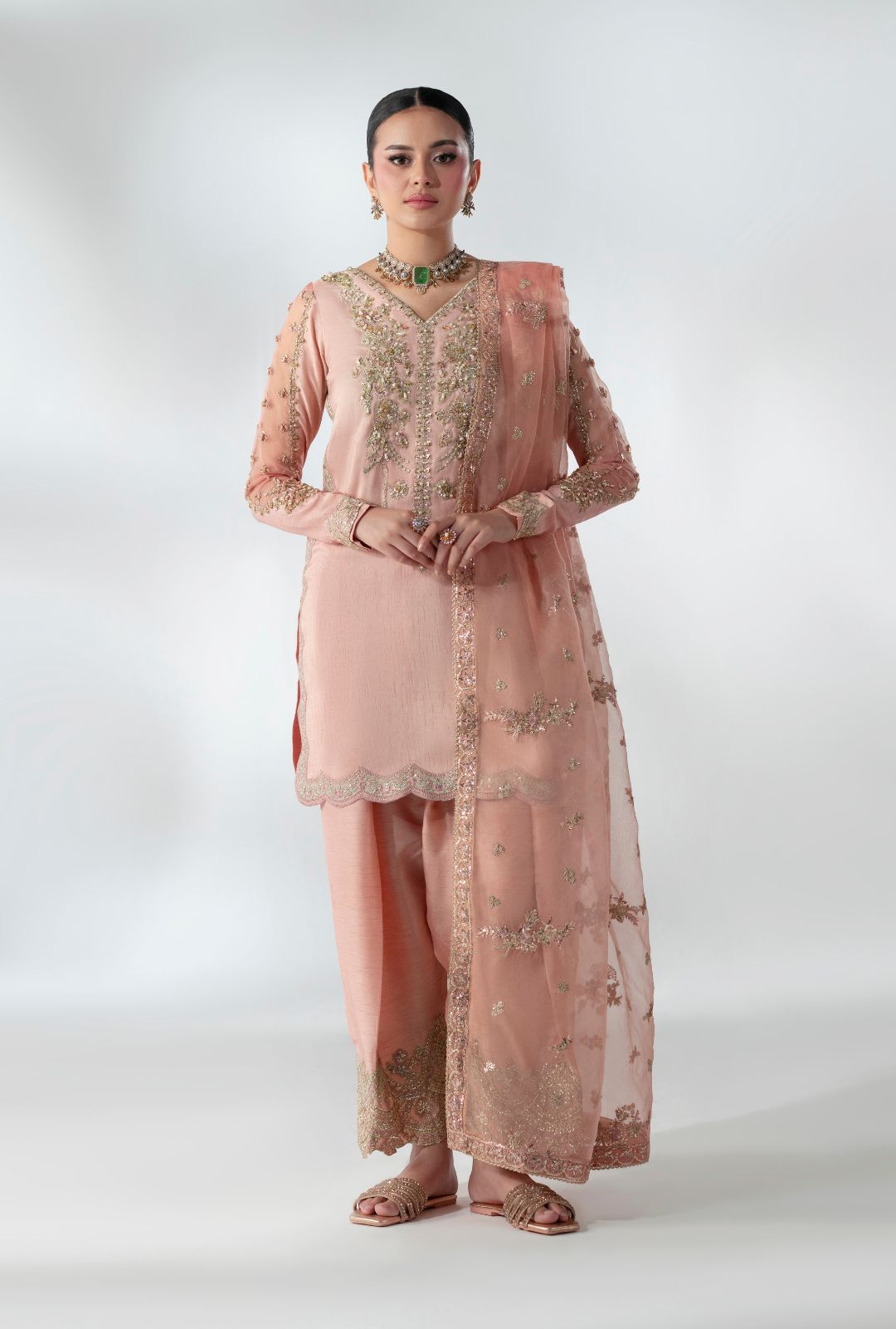 AJR Couture | Luxe Pret 25 | Ankara Allure by AJR Couture - Designer Dress  - Type : Ladies Clothes - Available at Libayah - 100% Original 