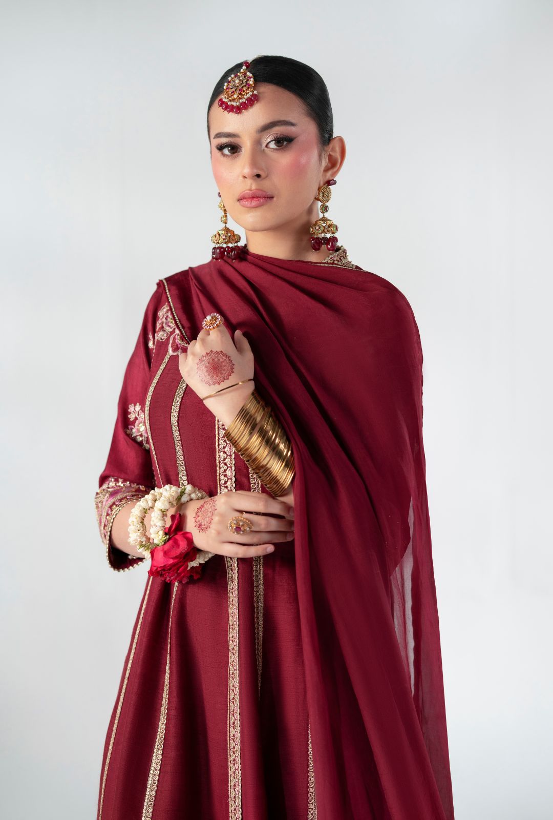 AJR Couture | Luxe Pret 25 | Ruby Raffia by AJR Couture - Designer Dress  - Type : Ladies Clothes - Available at Libayah - 100% Original 