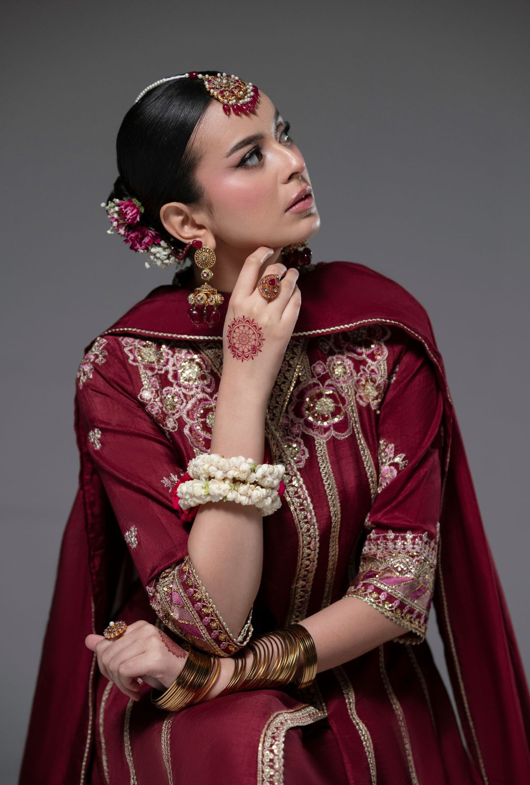 AJR Couture | Luxe Pret 25 | Ruby Raffia by AJR Couture - Designer Dress  - Type : Ladies Clothes - Available at Libayah - 100% Original 