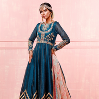 Wahajmkhan | Festive Fiesta Formals | TEAL LOVE by Wahaj M.Khan - Designer Dress - Type: Ladies Clothes - Available at Libayah - 100% Original