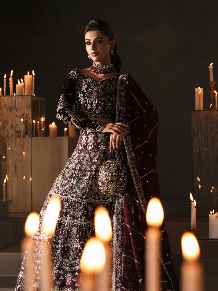 Gulaal | Marais Velvet | CALIRA by Gulaal - Designer Dress - Type : Ladies Clothes - Available at Libayah - 100% Original 