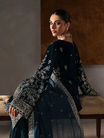 Gulaal | Marais Velvet | MORENA by Gulaal - Designer Dress - Type : Ladies Clothes - Available at Libayah - 100% Original 