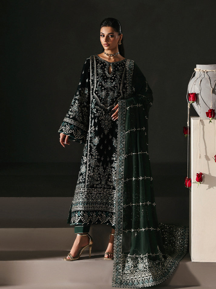 Gulaal | Marais Velvet | EVANA by Gulaal - Designer Dress - Type : Ladies Clothes - Available at Libayah - 100% Original 
