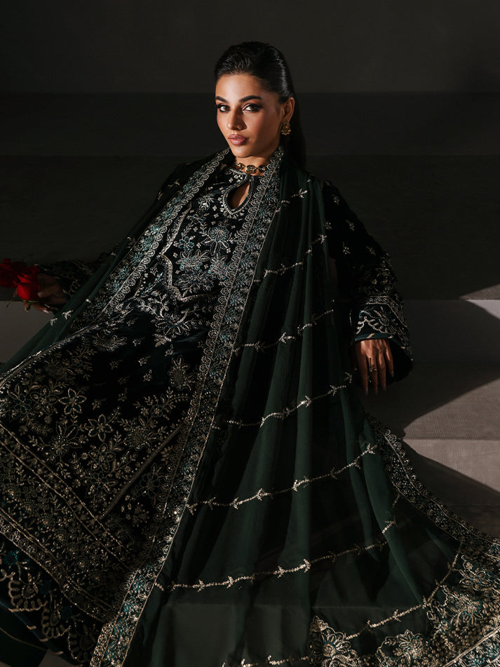 Gulaal | Marais Velvet | EVANA by Gulaal - Designer Dress - Type : Ladies Clothes - Available at Libayah - 100% Original 