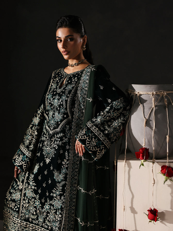 Gulaal | Marais Velvet | EVANA by Gulaal - Designer Dress - Type : Ladies Clothes - Available at Libayah - 100% Original 